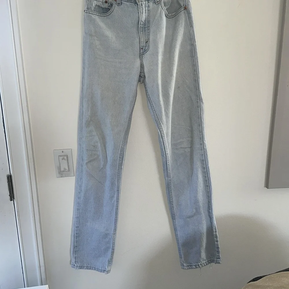 Levi's 505 red tab faded distressed Jean's 30 x 34